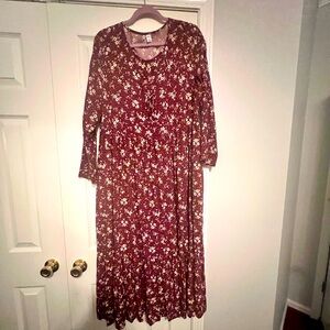 Long sleeve Old Navy maxi dress